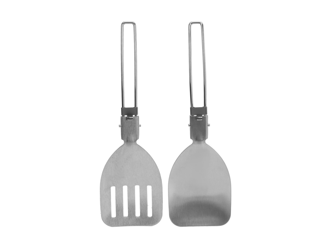 2 Espátulas Plegables Portátiles De Acero Inoxidable 304 Para Barbacoa, Camping Y Picnics Al Aire Libre.