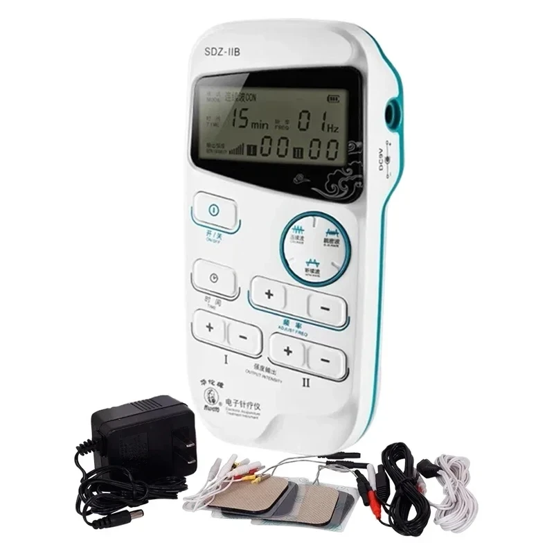 (estándar Europeo) Estimulador Muscular/estimulador De Electroacupuntura Portátil De Doble Canal