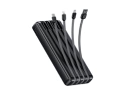Oraimo Traveler Link 20 Power Bank 20000mah 12w Com Cabos Integrados E Porta Usb-a
