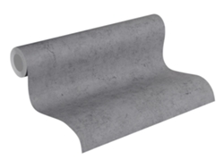 Papel de Pared A.S. CRÉATION (53 cm x 10,05 m - Tejido - Gris)