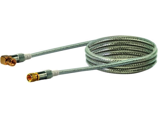 Cable de Antena SCHWAIGER (Coaxial - 3 m - Blanco)