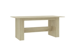 Mesa de comedor exclusiva de madera de roble de Sonoma Maison