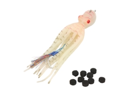 2026rebe-señuelo De Pulpo Artificial Con Tinta Spray Y Noctilucencia 180g Para Pesca En Mar, Carnada De Calamar