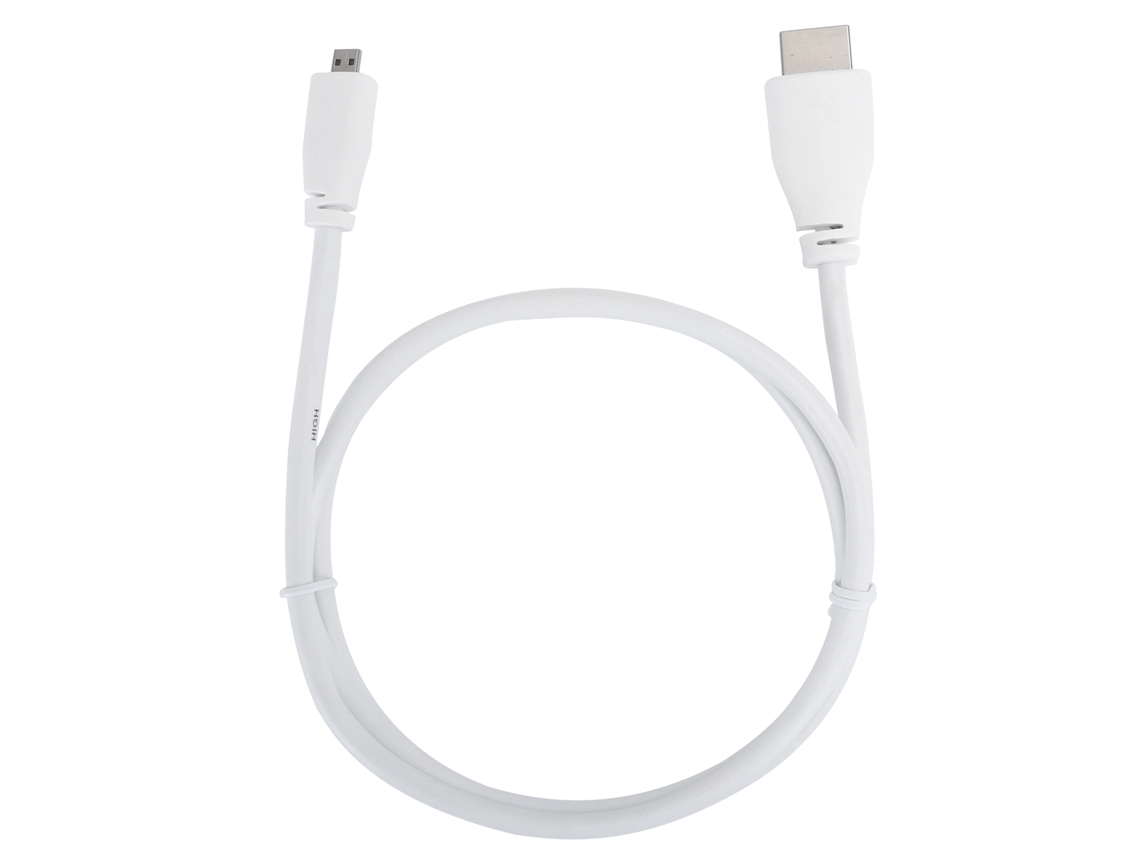 Cable Micro Hdmi Para Raspberry Pi 4b 19 Pines Conector De Pvc Niquelado 1m