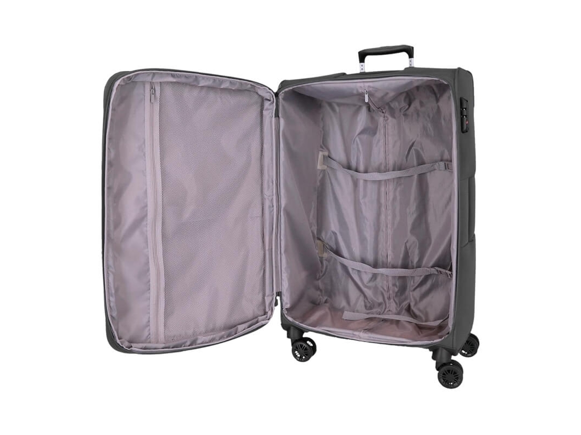 Malagem / Trolley Grande 77Cm 4R Exp Movom Atlanta Cinza