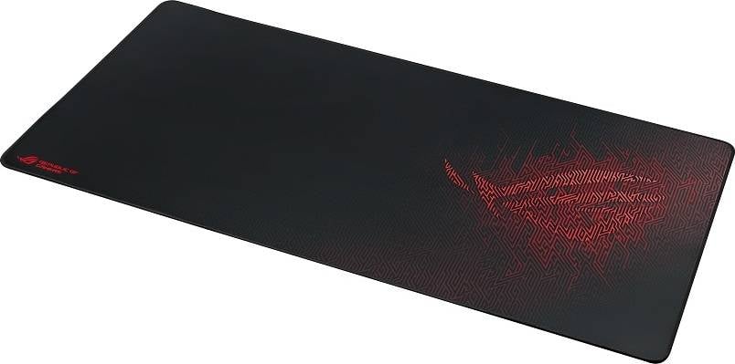 Alfombrilla Para Gaming asus rog sheath extragrande negro rojo tela suave y extendida grande con superficie deslizamiento base antideslizante duradera costura antifray funda goma