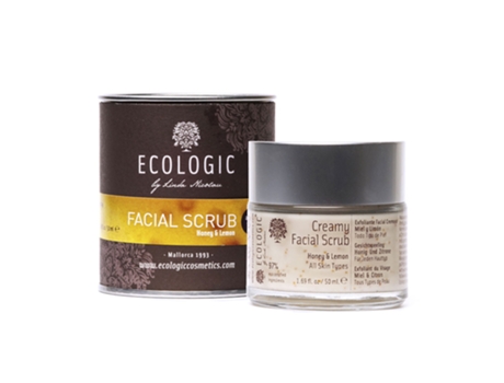 Exfoliante Facial de Miel y Limón Cremoso ECOLOGIC COSMETICS 50 Ml