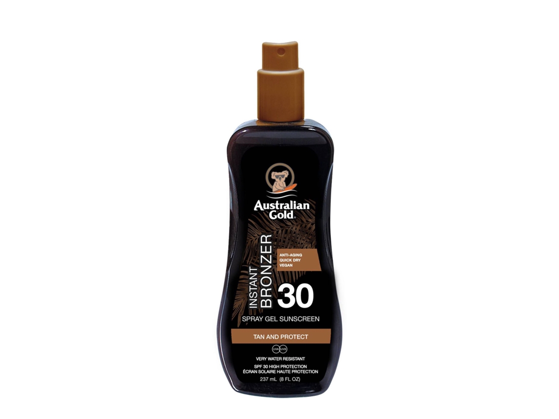 Spray autobronceador instantáneo Tan And Protect FPS 30 Australian Gold