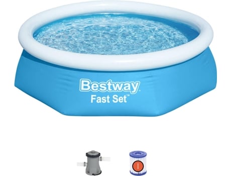 Piscina Tubular BESTWAY 57450 (1880 L - 244x61cm)