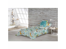 Sábana Encimera Con Funda De Almohada Cama 90 Algodón Extra Suave Fabricado En España Saurus COOL KIDS