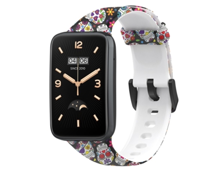 Correa de Silicona tamaño estándar para Xiaomi Mi Band 7 Pro - cabezas de color