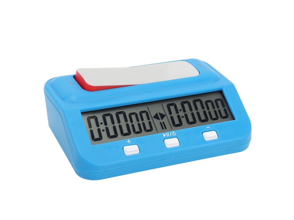 Temporizador Digital Profesional Para Ajedrez Con Funciones De Bonificación, Retardo Y Memoria Azul.