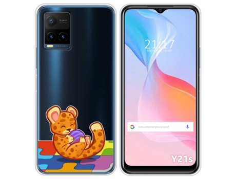 Carcasa Vivo Y21s / Y33s TUMUNDOSMARTPHONE Dibujos Transparente Multicolor