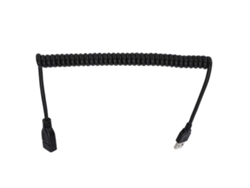 Cable adaptador OTG, USB macho a USB hembra, con resorte para transferencia de datos, compatible con celulares y computadoras. Nostalgia88