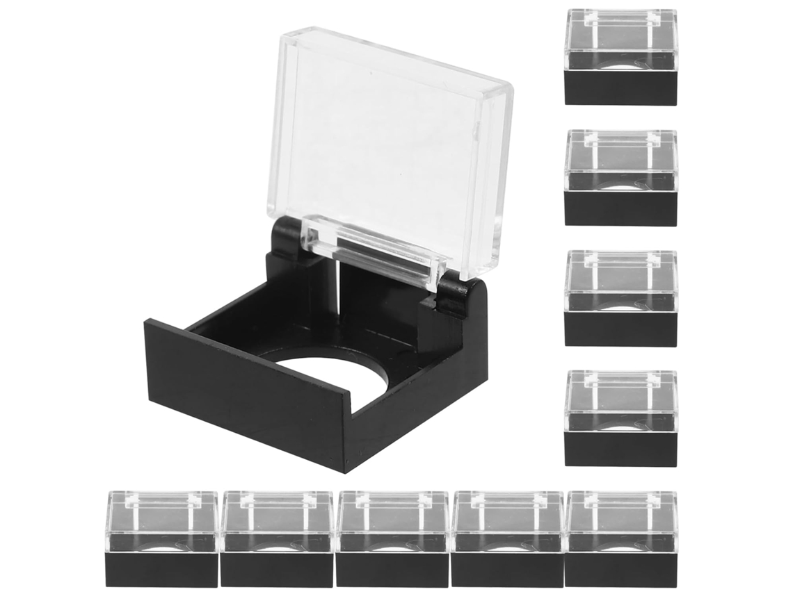 Cubierta Protectora De Plástico Para Pulsador De 16 Mm, Paquete De 10 Unidades.
