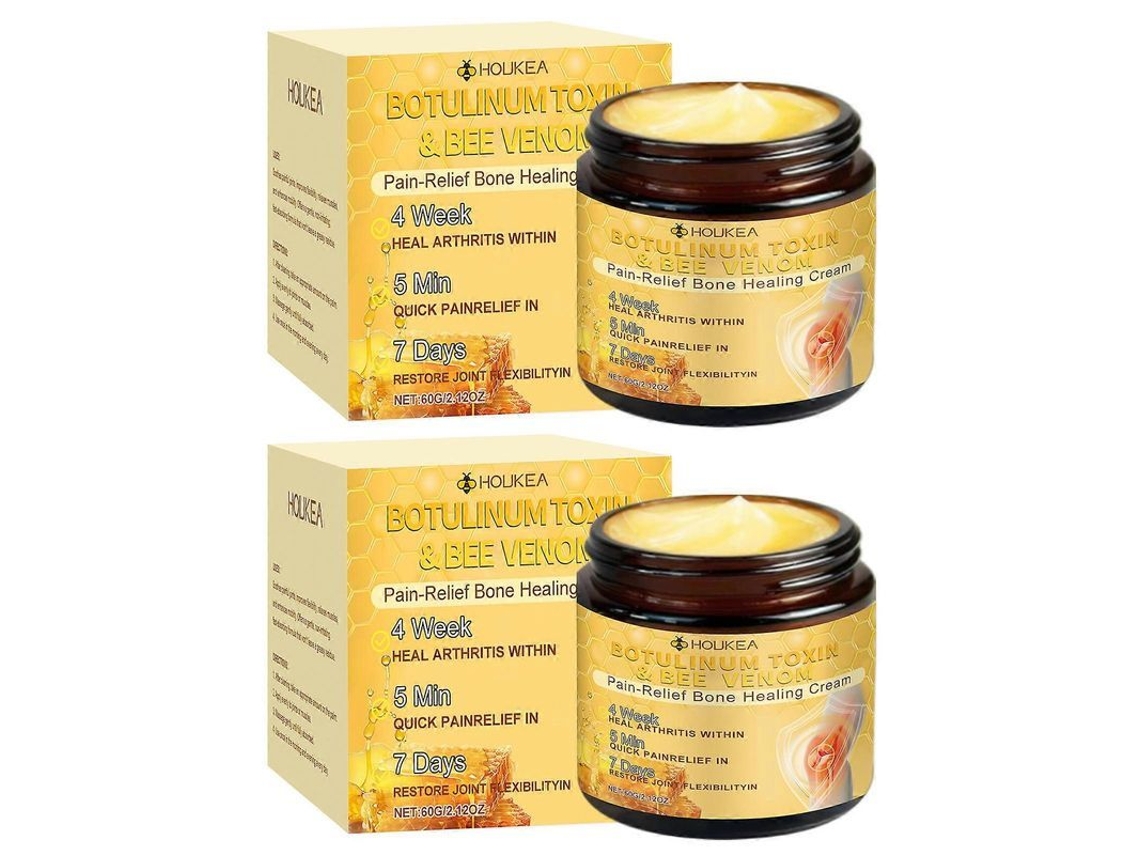 Crema Avanzada Para Huesos Y Articulaciones Con Veneno De Abeja Para El Alivio Del Dolor En Codos, Rodillas Y Espalda.