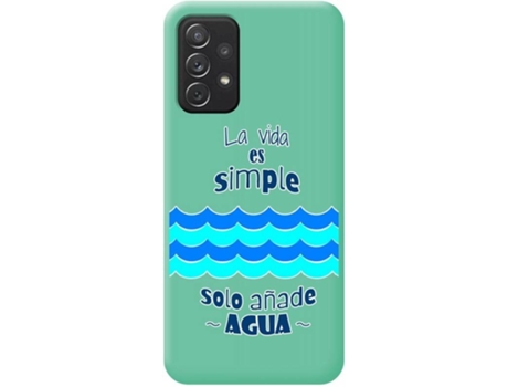 Carcasa Samsung Galaxy A52 / A52 5G / A52s 5G TUMUNDOSMARTPHONE Agua Verde