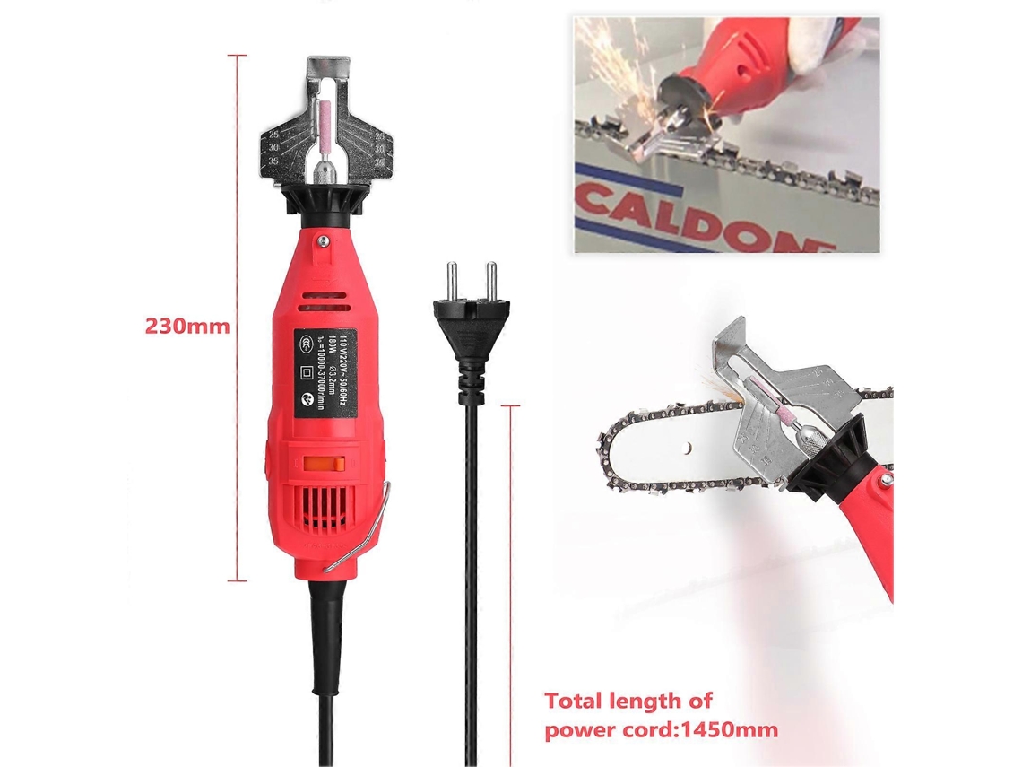 Mini amoladora eléctrica portátil para cadenas de motosierra, amoladora eléctrica, amoladora multiusos. Rosewell