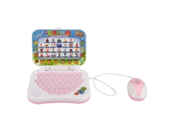 Portátil pequeño Bjww para niños, resistente a caídas e impactos, ideal para el aprendizaje bilingüe de chino e inglés.