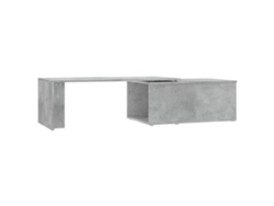Mesa de centro con compartimento de almacenamiento, diseño moderno y contemporáneo, 150 x 50 x 35 cm, madera industrializada, gris, Dec039275