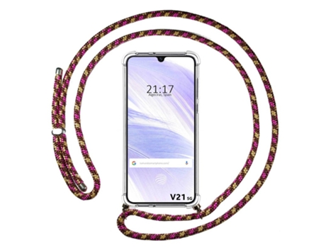 Carcasa Vivo V21 5G TUMUNDOSMARTPHONE Colgante Rosa