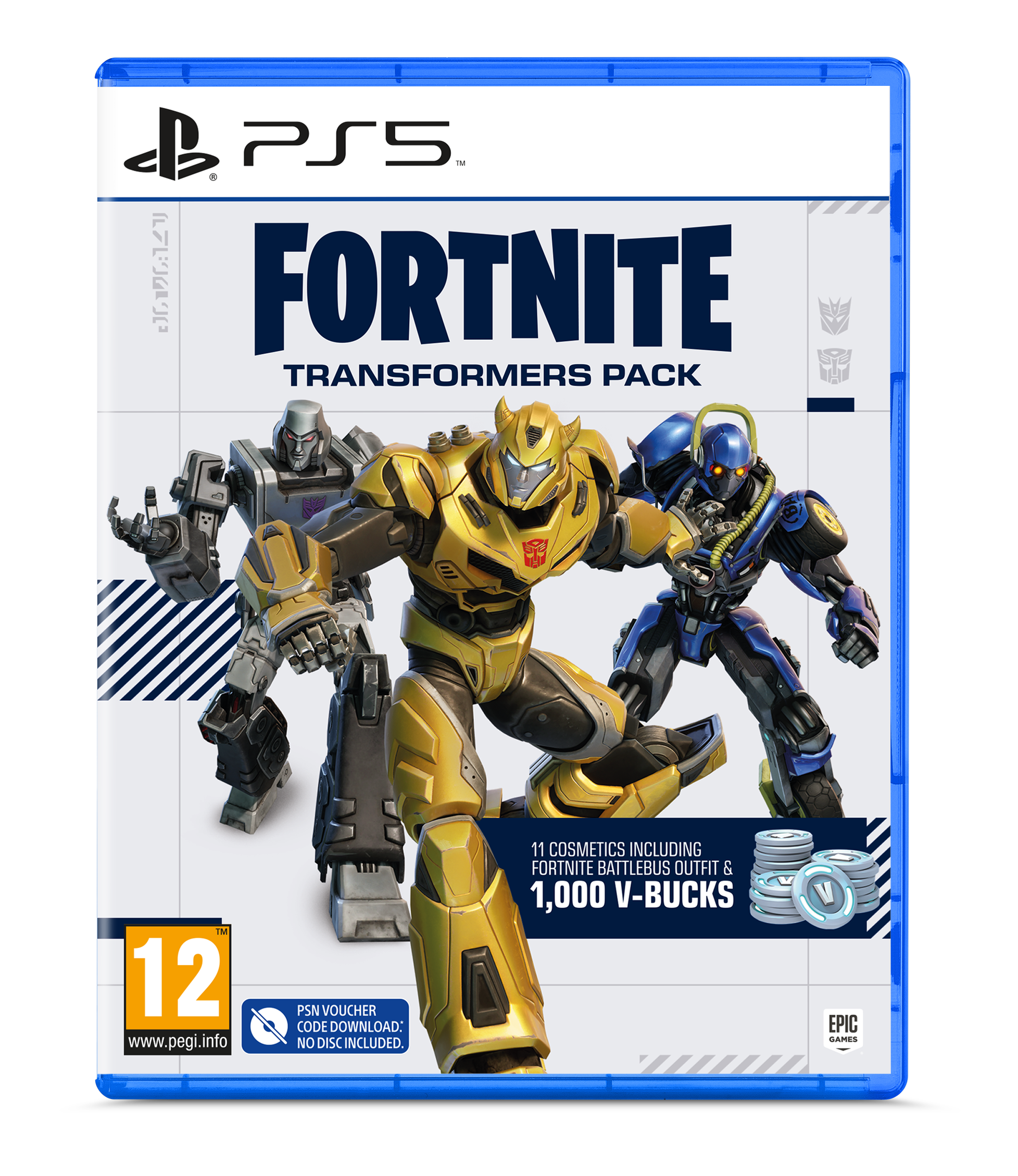 Juego PS5 Fortnite - Transformers Pack (Código de Descarga en la Caja)