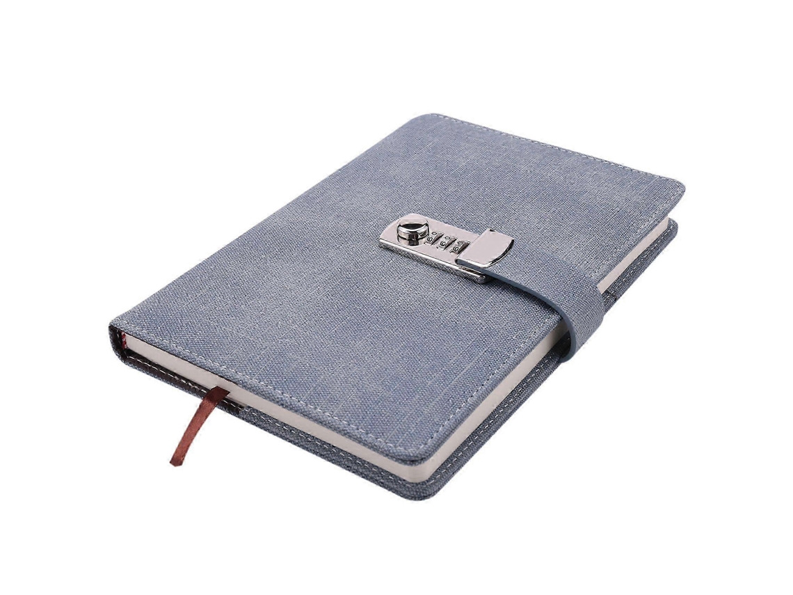 Cuaderno portátil con candado y agenda para planificar y combinar recursos C16