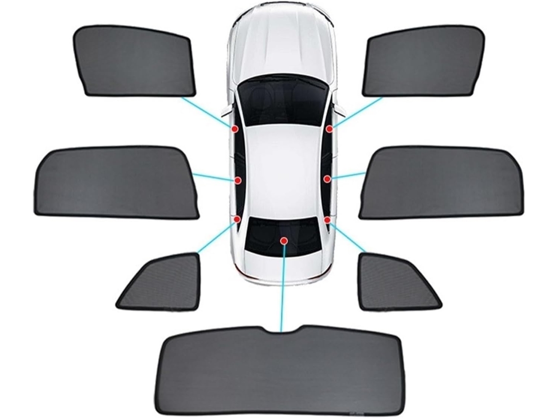 Parasol De Verano Para Ventanas Delanteras Y Traseras Del Lexus Lx570 2015-2021 (parabrisas Trasero).