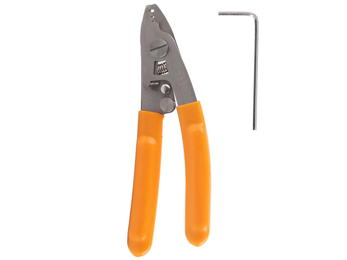 Pelacables De Fibra Óptica De 3 Orificios, De Acero Inoxidable, Herramienta Eléctrica T2203