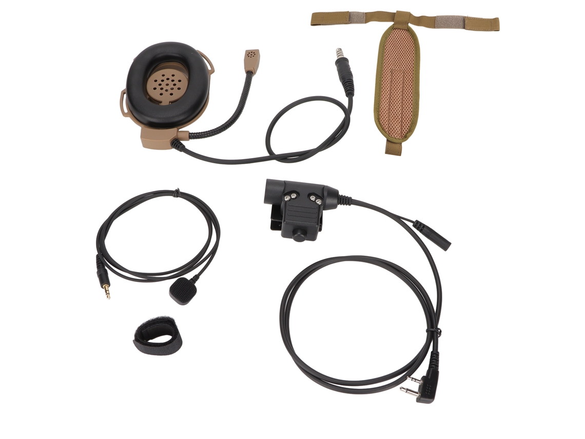 Auriculares militares multifuncionales con micrófono