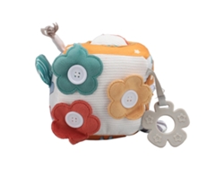 Juguete De Actividades Para Bebés Con Dados De Tela, Espejo, Sonido Y Desarrollo De Habilidades Motoras.