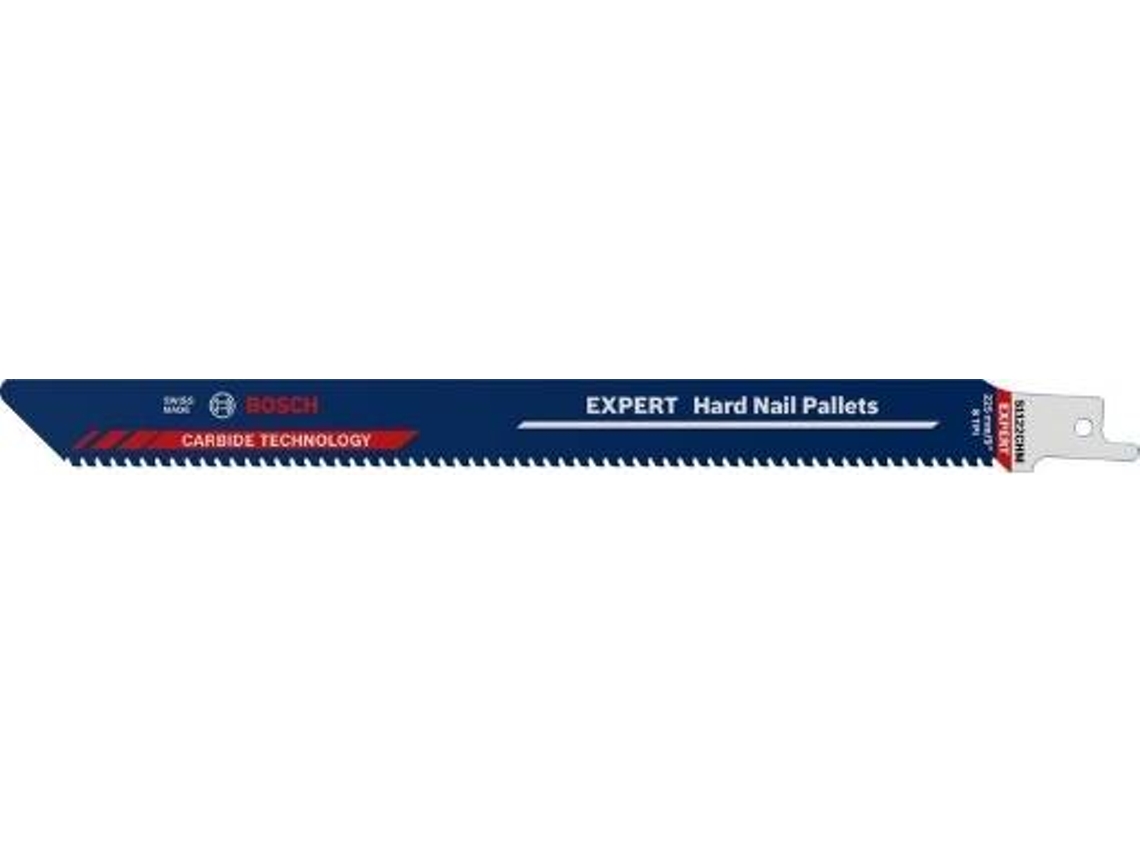 Lámina BOSCH de Sierras Sable S 1122 Chm Expert ‘Hard Nail Pallets’ 1 Un para Sierras Sable