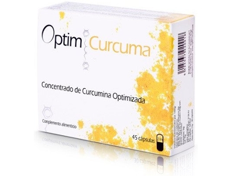 Complemento Alimentar OPTIM Curcuma 45 Cápsulas (Canela, Jengibre - 45 Cápsulas)