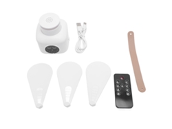 2026 Ventilador De Techo Con Luz Multifuncional Recargable Control Remoto Para Camping Y Exterior Niños Blanco
