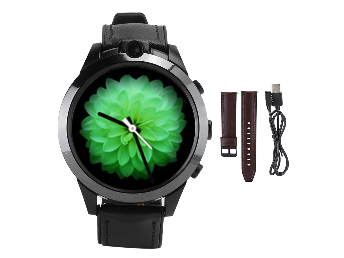 Reloj inteligente Zeblaze Thor 5 Pro negro, pantalla grande de 332 g, frecuencia cardíaca de 8 MP, larga duración