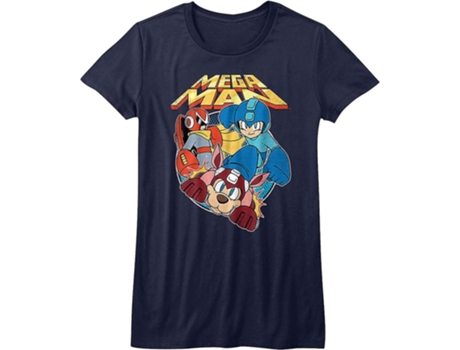 Camiseta ROCKINSTONE Junior Proto Man Rush y Mega Man (XXXL)