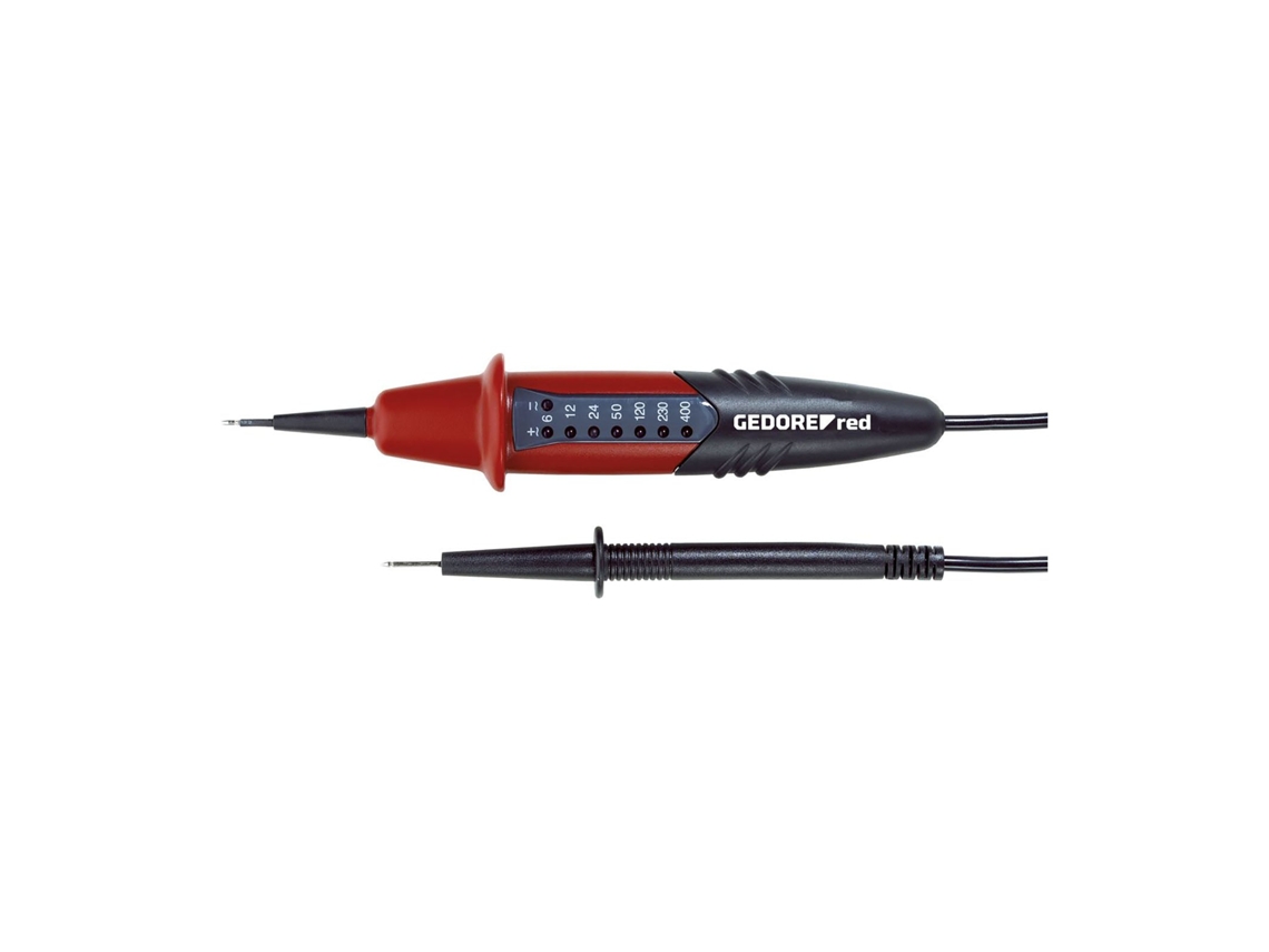 Comprobador De Tensión Bipolar 6 GEDORE RED R38120000 400V Ac/Dc Ip65 (3301418)