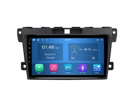 Autoradio 4GB RAM64GB ROM ROVERONE para Mazda CX7 CX-7 CX 7 ER 2008 - 2015 CarPlay Android Coche Radio Bluetooth Navegación