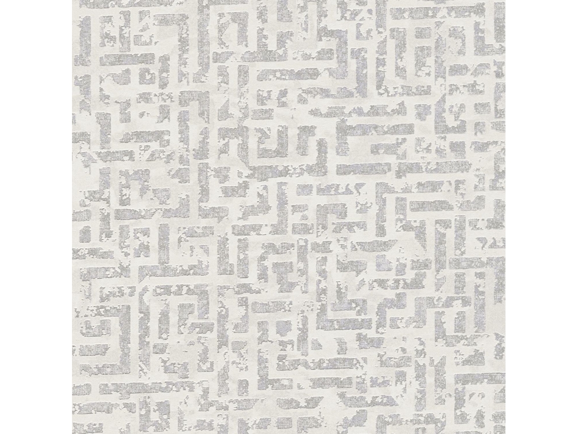 386951-Gu Papel Pintado Intermitente Motivo Gráfico Texturado 5 33 M2 PROFHOME