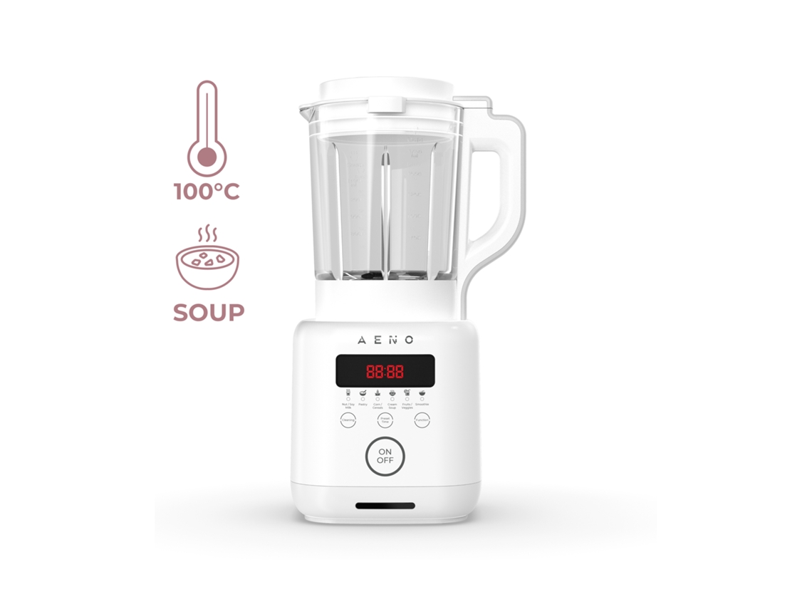 TB2 1,75 L Batidora de vaso 800 W Negro, Transparente, Blanco AENO