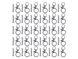 Juego De 30 Llaveros Colgantes De Metal Duraderos Con Cadena Para Manualidades De Joyería.