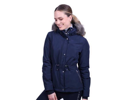 Chaqueta de Mujer HV POLO Capucha Alita Azul (XS)