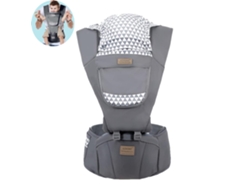 MEOIRUERY Mochila Frontal Ergonómica para Bebé, Ajustable con Múltiples Posiciones, para Niños de 0 a 3 Años (Gris)