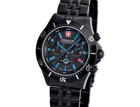 Reloj para Hombre Negro Acero Inoxidable Smwgi2100730 SWISS MILITARY HANOWA