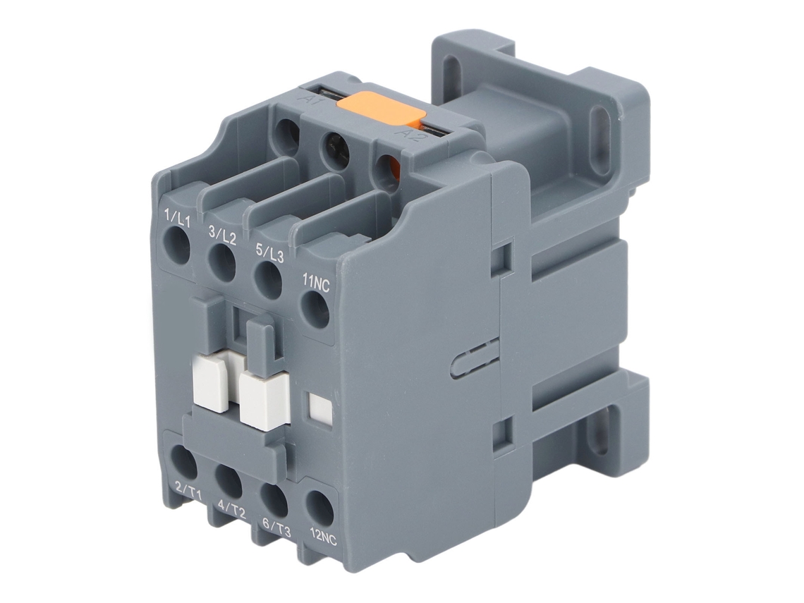 Contactador Ca Nc 9a De Montaje En Riel Universal Contactos De Plata Controlador De Motor Bajo Voltaje 110v