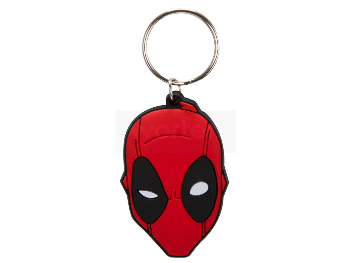 Llavero Marvel Rubber Deadpool Face