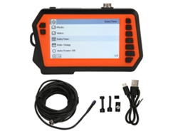 Lente de endoscopio industrial IP68, impermeable, HD 1080P, cámara de inspección tipo serpiente con 6 luces LED