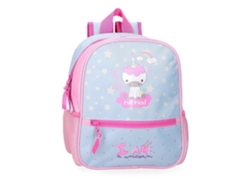 ROLL ROAD Mochila Escolar Poliéster I Am A Unicorn Azul