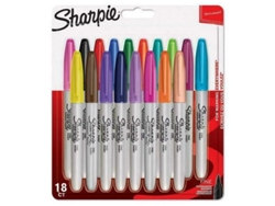 18 piezas de marcadores Sharpie de punta fina multicolor