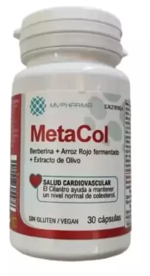 Metacol 30 cápsulas Mvpharma